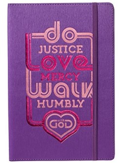 9781432116866 Micah 6:8 Purple And Pink Journal