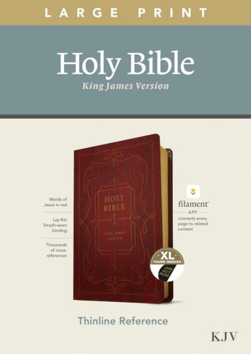 9781496447210 Large Print Thinline Reference Bible Filament Enabled Edition