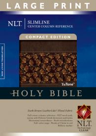 9781414338545 Slimline Center Column Reference Bible Compact Editon Large Print Bible