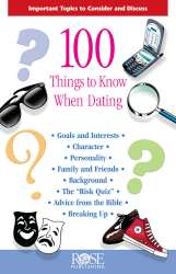 9781890947408 100 Things To Know When Dating Pamphlet