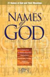 9781890947507 Names Of God Pamphlet