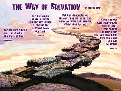 9789901982264 Way Of Salvation Wall Chart Laminated