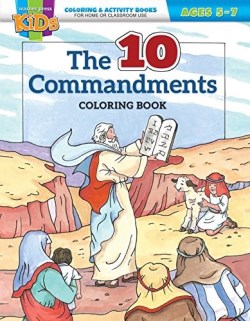 9781684340194 10 Commandments Coloring Book Ages 5-7
