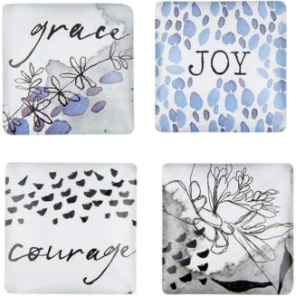 195002055193 Grace And Courage Magnets Set Of 4