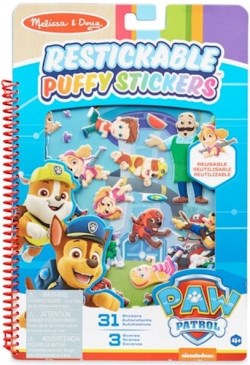 0000772332569 PAW Patrol Adventure Bay Restickable Puffy Stickers