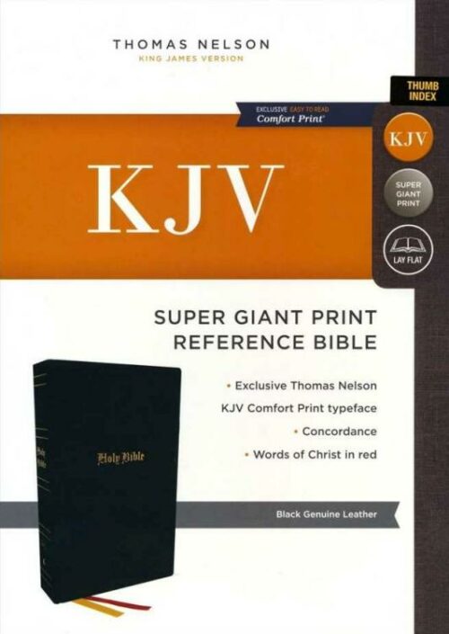 9781400329717 Super Giant Print Reference Bible Comfort Print