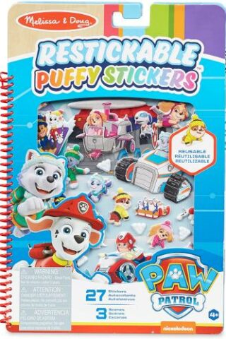 0000772332576 PAW Patrol Jakes Mountain Restickable Puffy Stickers