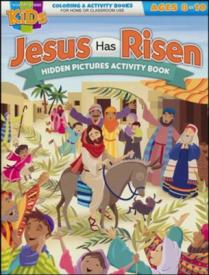 9781684342358 Jesus Has Risen Hidden Pictures Activity Book NIV Ages 8-10