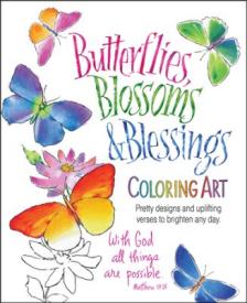 9780997357196 Butterflies Blossoms And Blessings Coloring Art