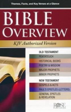 9781628628036 Bible Overview KJV Authorized Version Pamphlet