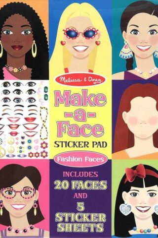0000772041959 Make A Face Sticker Pad Fashion Faces