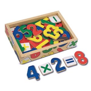 000772004497 Magnetic Wooden Numbers