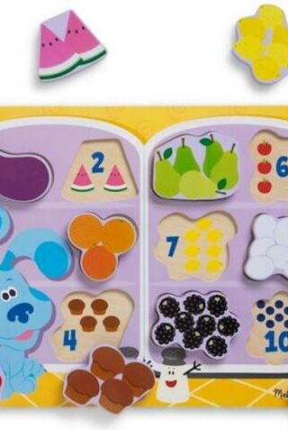 000772330244 Blues Clues And You Wooden Chunky Puzzle Fridge Food