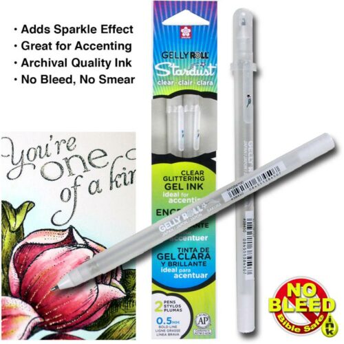 053482379065 Stardust Clear Sparkle Gelly Roll Pen 2 Pack