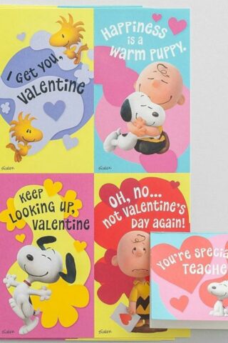 081983606175 Peanuts Childrens Valentines