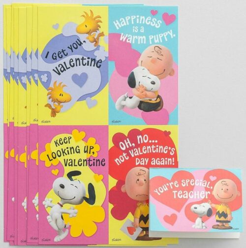 081983606175 Peanuts Childrens Valentines