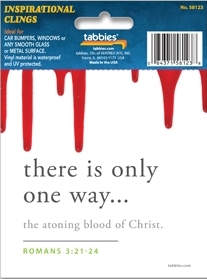 084371581238 Inspirational Clings Theology Blood Of Christ