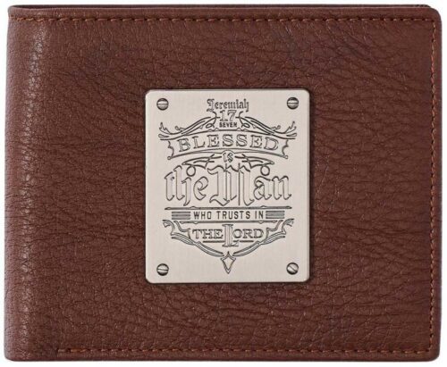 1220000137103 Blessed Is The Man Genuine Leather Jeremiah 17:7
