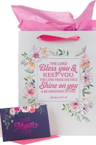 1220000322332 Bless You And Keep You With Card Best Mom Ever Numbers 6:24-25