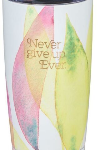 1230000109369 Never Give Up Citrus Leaves Stainless Steel Tumbler