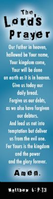 6006937092075 Lords Prayer Bookmarks