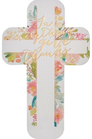 6006937138254 Give Thanks Cross Bookmark