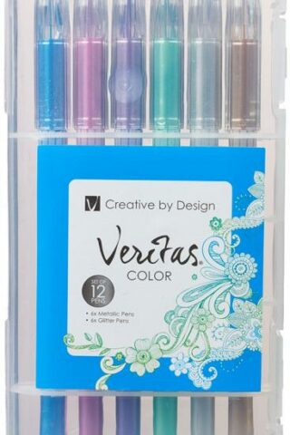 6006937140479 Veritas Color Gel Pens 12 Pack