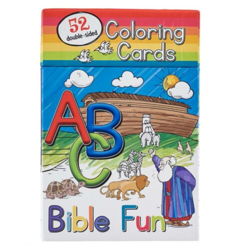 6006937143494 ABC Bible Fun Coloring Cards For Kids