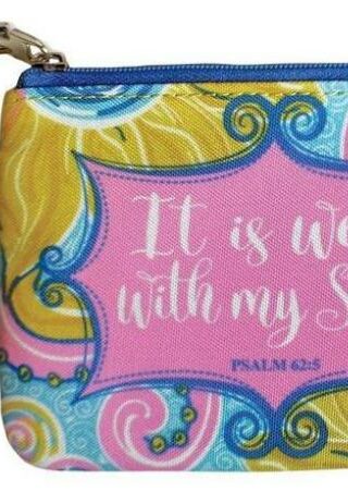 612978493106 Cherished Girl It Is Well Coin Purse