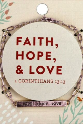 612978575116 Grace And Truth Faith Hope And Love Keepsake (Bracelet/Wristband)
