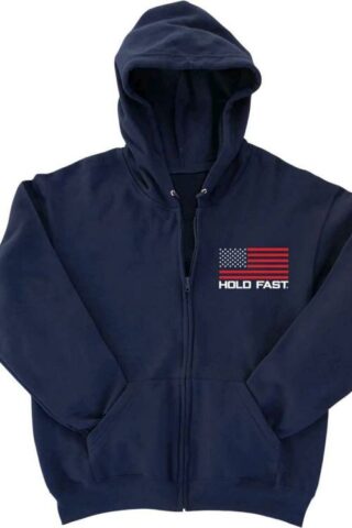 612978579688 Hold Fast Freedom Flag Zip Hooded
