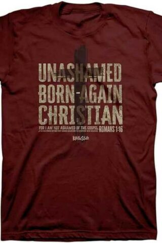 612978595602 Kerusso Unashamed Born Again Christian (2XL T-Shirt)