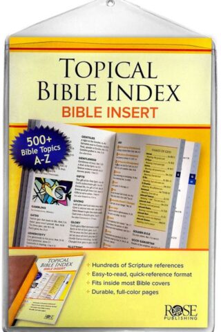634989242672 Topical Bible Index Bible Insert