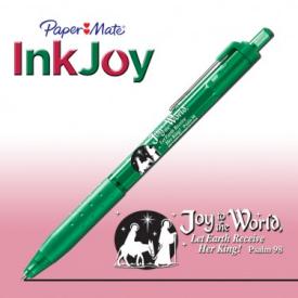 634989630141 Paper Mate Ink Joy Christmas Retractable Pen
