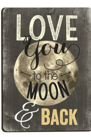 656200277614 Moon And Back Lithograph (Magnet)