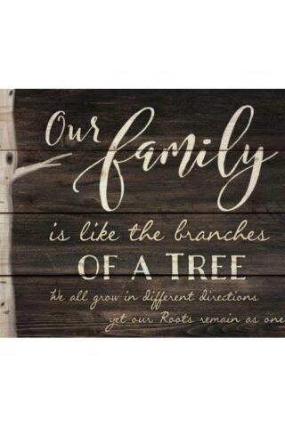 656200280621 Our Family Classic Pine Pallet (Plaque)