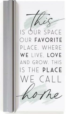 656200523599 This Is Our Space Our Favorite Place (Plaque)
