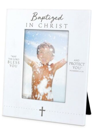 667665172673 Baptized In Christ Photo Frame Numbers 6:24