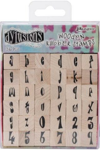 789541041979 Dylusions Wooden Rubber Stamps