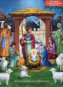 819273021182 Holy Manger Chocolate Advent Calendar And Nativity Story