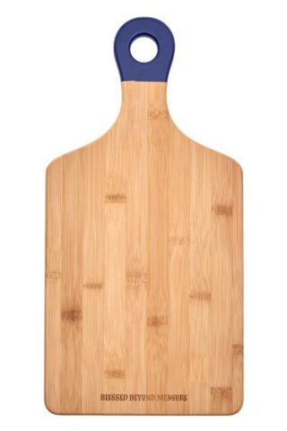 843310100233 Blessed Beyond Measure Wood Cutting Board