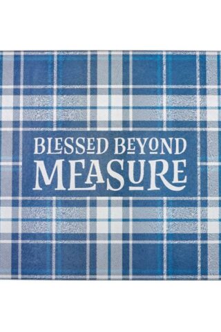 843310100240 Blessed Beyond Measure Glass Cutting Board