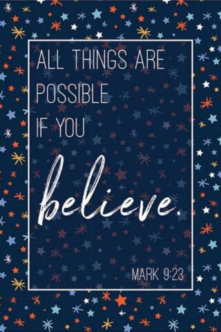 886083598586 All Things Are Possible Poster