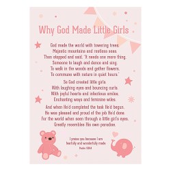 886083635557 Why God Made Little Girls (Poster)