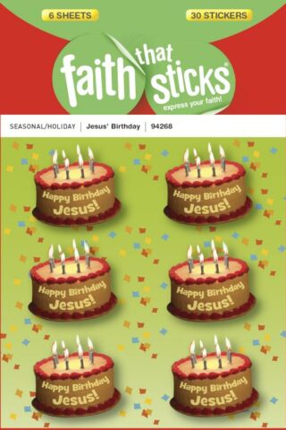 9781414394268 Jesus Birthday Stickers