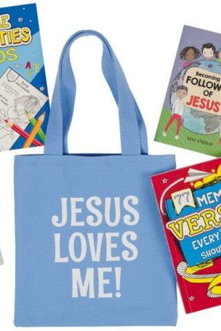 1220000323964 Jesus Loves Me Church Activity Kit For Kids Blue