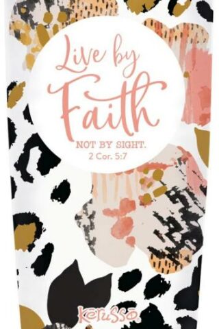 612978600245 Live By Faith Stainless Steel Tumbler