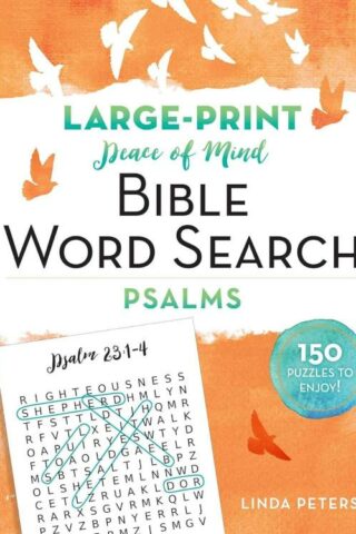 9781680996272 Peace Of Mind Bible Word Search Psalms (Large Type)