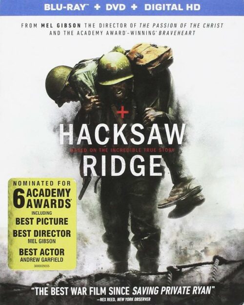 031398259541 Hacksaw Ridge DVD Plus Blu Ray Plus Digital Ultraviolet (DVD)