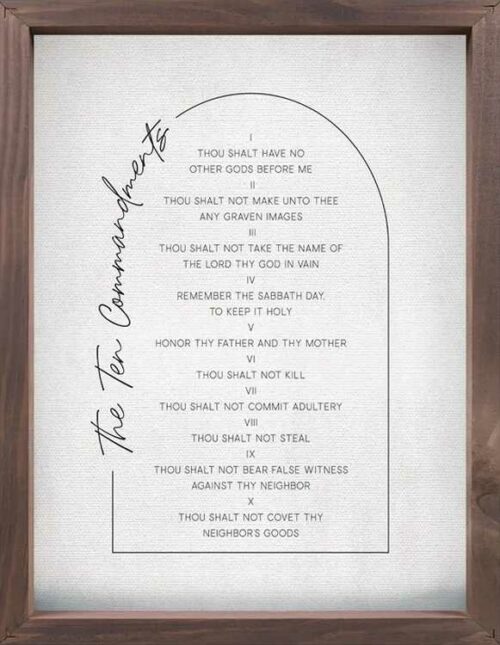 656200831830 10 Commandments Linen